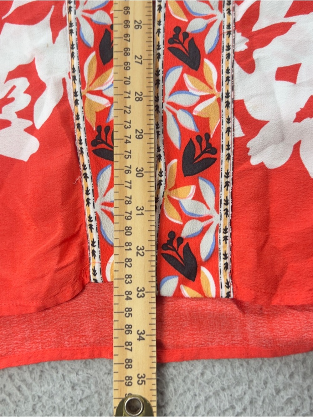 John Mark Kimono Womens 1X Multicolor Floral Artsy Open Front Cardigan Boho - Picture 8 of 11